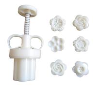 Stampo per biscotti a forma di fiore, stampo per biscotti cinesi MidAutumn Cake Makers strumento di decorazione per biscotti e stampi per dolci nuziali