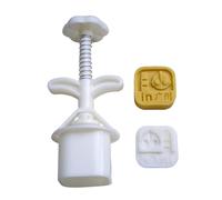 Stampo per biscotti a forma di luna con nome della città, stampo per biscotti in utumn Moon Cake Maker Strumenti di decorazione per fare biscotti