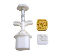 Stampo per biscotti a forma di luna con nome della città, stampo per biscotti in utumn Moon Cake Maker Strumenti di decorazione per fare biscotti