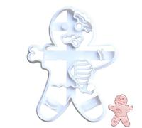 Stampo per biscotti da uomo di zenzero,Stampo per biscotti allo zenzero, Stampo per biscotti natalizi, Stampi per biscotti decorativi a forma di uomo di zenzero natalizio per fare