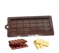 Stampo per biscotti e cioccolato - Stampi per torte | Stampi quadrati facili da rilasciare stampi per cioccolato antiaderenti per torte, stampi riutilizzabili