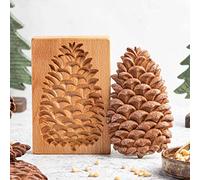 Stampo per biscotti in legno OZAOZ, taglia-biscotti a forma di pigna, 1 pezzo