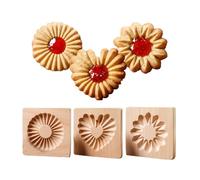 Stampo Per Biscotti, Strumenti Da Forno Riutilizzabili In Legno Per Cucina, Stampo Decorativo Per Biscotti Di Pasta Frolla, Cervo, Snack Al Burro, Torte Di Zucchero, Stampos Da Forno Artigianale Per