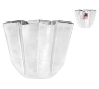 Stampo per budino in alluminio, forma pandoro cm 21x h16