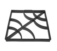 Stampo per Calcestruzzo Decorativo Nero in Plastico per Percorsi | Pavimentazione Posa Rapida e Sformatura Veloce, Superficie Liscia Antiaderente, per Portico e Spazi Esterni