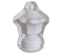 Stampo per calcestruzzo per statua Stampi in cemento in plastica fai da te per calcestruzzo Stampi decorativi per statue decorative per recinzione per corrimano da giardino, Style1, 32 x 17 cm Cemento