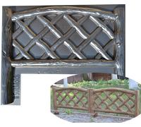 Stampo per calcestruzzo vecchio legno bordo broar pietra stampo in plastica c...