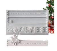 Stampo per calendario 'Avvento natalizio, per 25 giorni, per conto alla rovescia per Natale, per candele, gesso, sapone, scuola, lezioni d'arte, principianti, riunioni di famiglia, adulti e