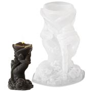 Stampo per candela: 10,1 x 6,6 cm, stampo in silicone di alta qualità, stampi in silicone facili da rilasciare, set per la produzione di candele di cera, saponi e artigianato