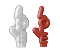 Stampo per candela con lettera D ' AMORE, gesso in resina, A | Decorazioni per la casa, silicone, forma riutilizzabile per intonaco in resina cera, utilizzo