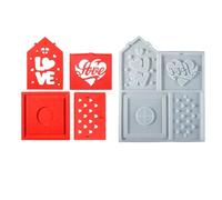 Stampo per candela domestica,Stampo in resina per casa | Stampi per candele d'amore,Stampi in gesso per realizzare ornamenti per la casa, stampi per colata per la decorazione della tavola di nozze