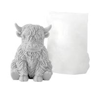 Stampo per Candela in Silicone 3D a Forma di | Stampo 3D Cute Riutilizzabile per Aromaterapia - Forma da colata animale,per Casa Camera Scrivania Ufficio Scuola