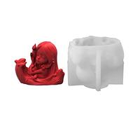 Stampo per candela in silicone per candele Gli oceani Girl epossidica stampo in ghisa di resina per la fabbricazione di aromaterapys decorazioni case di candela
