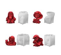 Stampo per candela in silicone per candele Gli oceani Girl epossidica stampo in ghisa di resina per la fabbricazione di aromaterapys decorazioni case di candela