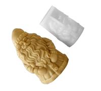 Stampo per candela in silicone per la fabbricazione di Clausole di Natale Stampi in resina epossidica per Sapone Home Decors Stampi