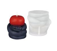 Stampo per candela in silicone stampi in silicone a forma di serpente | Attrezzature per il tempo libero creative per sapone e statuette, facile da rimuovere