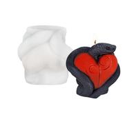 Stampo per candela in silicone stampi in silicone a forma di serpente | Attrezzature per il tempo libero creative per sapone e statuette, facile da rimuovere