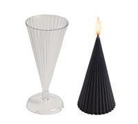 Stampo per Candela, Stampo Candela Cono, Candela di A Mano Stampo, Fai da Te Stampo di Candela in Plastica, per La Produzione di Candela Fai da Te per Chiesa, Natale,Decorazione per L'Azione