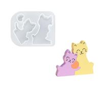 Stampo Per Candele A Forma Cuore D'amore In Silicone Animali Che Diffondono La Lavorazione Della Pietra In Gesso L'artigianato Fatto A Mano Facile Da Pulire