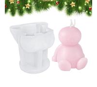 Stampo per candele a forma di albero di Natale, per candele di Natale in silicone - Stampo per candele in silicone di Natale dei cartoni animati | Artigianato d'arte in stampaggio con superfici