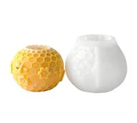 Stampo per candele a forma di alveare, realistico, flessibile, facile rilascio, stampo in silicone per candele in d', per casa, scuola, studio, riunioni, feste, bambini, adulti, professionisti