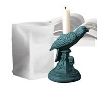 Stampo per candele a forma di di Halloween - Stampo per candele per uccelli di Halloween per resina | Stampi per sapone multifunzionali realistici per decorazioni e progetti di festa