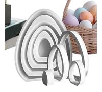Stampo per candele a forma di di Pasqua, stampo in silicone cavo per sapone per uova, stampo decorativo per candele antiaderente, decorazione per la casa per soggiorno e tavolo