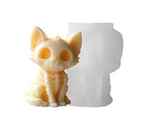 Stampo per candele a forma di gatto, per fai da te, a rilascio facile, riutilizzabile, in silicone, per appassionati di fai da te, amanti del fai da te, statue in resina epossidica, gesso, ornamento