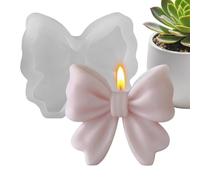 Stampo per candele a forma di - Guscio in silicone 3D con a nastro, strumento per fusione di a rilascio facile, decorazione estetica per la casa, base in resina epossidica resistente