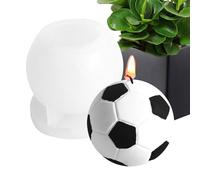 Stampo per candele a forma di pallone da calcio | Stampo in silicone per calcio | Stampi in resina epossidica da calcio | Stampi in silicone per candele a forma di calcio | Strumenti per la