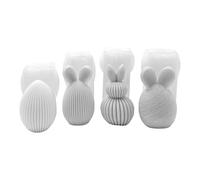 Stampo per candele a forma di pasquale, resistente al calore, in silicone, per feste di sapone, fai da te durante le vacanze, decorazione della casa, officine e hobby