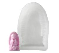 Stampo per candele a forma di ragazza che prega, strumenti per modellare statuette di angelo, stampo in silicone per candele, , sapone, fondente, dolci, cioccolato, argilla, fai da te