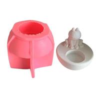 Stampo per candele a forma di rana, in silicone resistente al calore, supporto per piatti e decorazioni per la casa, matrimoni, feste, riutilizzabile, fai da te per produttori di candele, casa