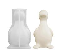 Stampo per candele a forma di , resistente al calore, riutilizzabile | Stampo 3D per candele a forma di anatra per familiari, amici, studenti, uomini, donne, festa di compleanno, casa e interni