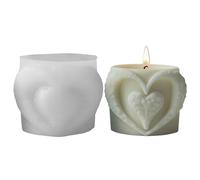 Stampo per candele a forma di tazza a forma di cuore,Stampo in silicone a forma di tazza | Stampo in silicone per porta gioielli,Stampo a forma di tazza di tè a cuore, stampo di stoccaggio