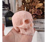 Stampo per candele a forma di teschio Stampo per candele a forma di testa di fantasma Stampo per fusione in resina per resina Stampi in resina Stampo in silicone per candela Decorazione domestica
