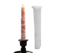 Stampo per candele a mummia, in silicone 3D, riutilizzabile, per candele coniche, per fai da te di Halloween e progetti in resina per la creazione di candele