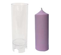 Stampo per candele cilindriche, stampo cilindrico in silicone per candele, stampo in resina epossidica per realizzare candele , sapone e cera artigianali fatti a mano