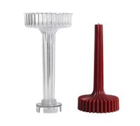 Stampo per candele cilindrico, stampi per candele con ingranaggi geometrici, stampi in silicone a forma di cilindro, per la realizzazione di candele, sapone, resina e molto altro, perfetti per creare