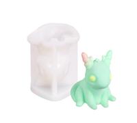 Stampo per candele in drago, stampo per candele 3D sapone a rilascio facile | Stampo in gesso in gesso Lozione in gesso Artigianato Bar per la decorazione di bure