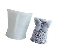 Stampo Per Candele in Silicone Per Alimenti Con Tolleranza Calore E Rilievo Floreale Decorato Per Studi Artigianato Domestico Stampo Per Candele Floreali