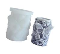 Stampo Per Candele in Silicone Per Alimenti Con Tolleranza Calore E Rilievo Floreale Decorato Per Studi Artigianato Domestico Stampo Per Candele Floreali