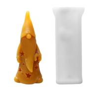 Stampo per candele in silicone per Babbo Natale, strumento riutilizzabile e robusto per decorazioni natalizie e forniture da forno Stampo da forno per festival