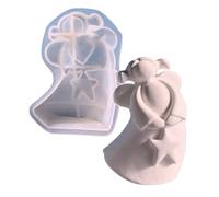 Stampo per candele in silicone per uso alimentare raffigurante la un angelo del sonno, ideale per decorazioni fatte a mano e stampi per candele artistiche da regalo