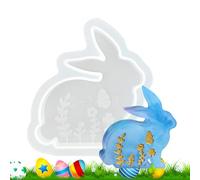 Stampo per candele - Materiale In Silicone, Stampo A Forma Di Coniglio Di Pasqua | Strumento Di Stampaggio Di Animali A Molla 3D 115g, Artigianato Di Gesso Facile Sformatura Per Progetti Di Produzione