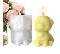 Stampo per candele per cani - Stampo per resina epossidica - Stampo 3D in gesso per ornamenti decorativi, strumento di fusione per decorazione domestica