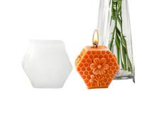 Stampo per candele pilastro a forma di alveare | facile rimozione riutilizzabile - stampo per candele d' alveare pilastro | per adulti principianti professionisti bambini ragazze casa scuola studio