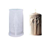 Stampo per candele profumate in silicone con statua della dea senza braccia 3D, stampo in resina in gesso, decorazioni per la casa fai da te