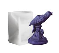 Stampo Per Candele Uccelli Halloween - Stampo Per Resina Halloween - Multiuso Per Sapone E Decoupage Per Adulti E Creativi