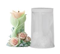 Stampo per Candelina,Stampo 3D a Forma di Coda di e per Resina | Mould in Resina Epossidica - Per Artisti Principianti Insegnanti Hobbisti Amanti Del Craft Eventi Festivi Laboratori